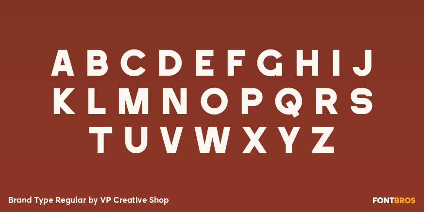 Brand Type Regular Font Poster #3