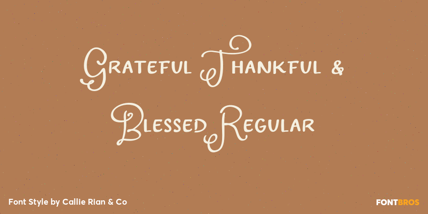 Grateful Thankful & Blessed Regular Poster