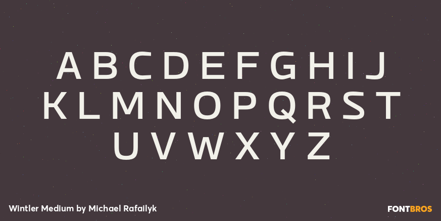 Wintler Medium Font Poster #1