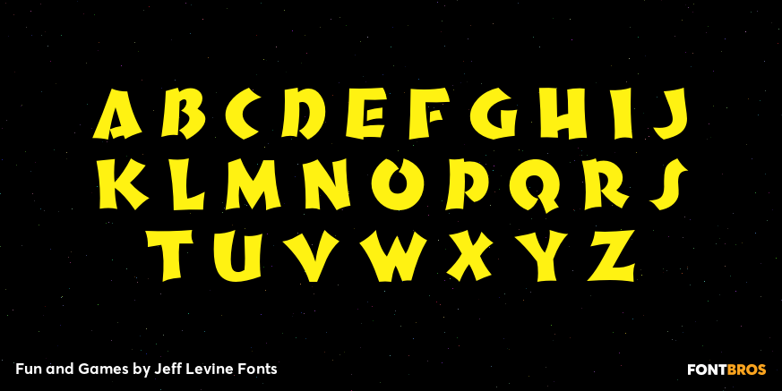 Fun and Games Font Poster #1