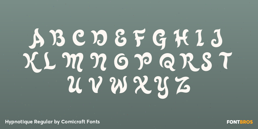 Hypnotique Regular Font Poster #2