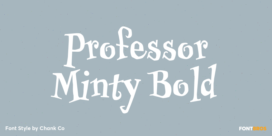Professor Minty Bold Poster