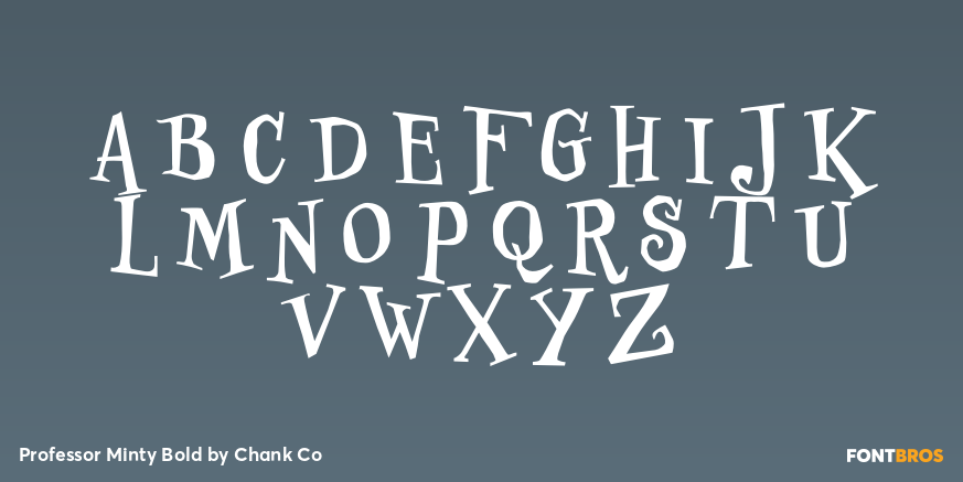 Professor Minty Bold Font Poster #1