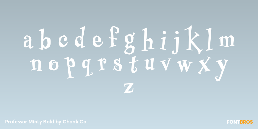 Professor Minty Bold Font Poster #1