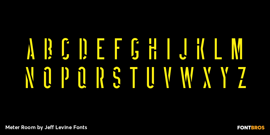 Meter Room Font Poster #2