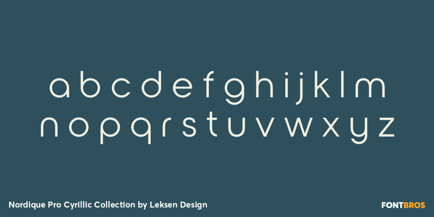 Nordique Pro Cyrillic Collection Font Poster #3