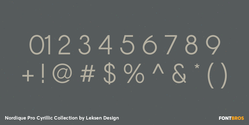 Nordique Pro Cyrillic Collection Font Poster #4