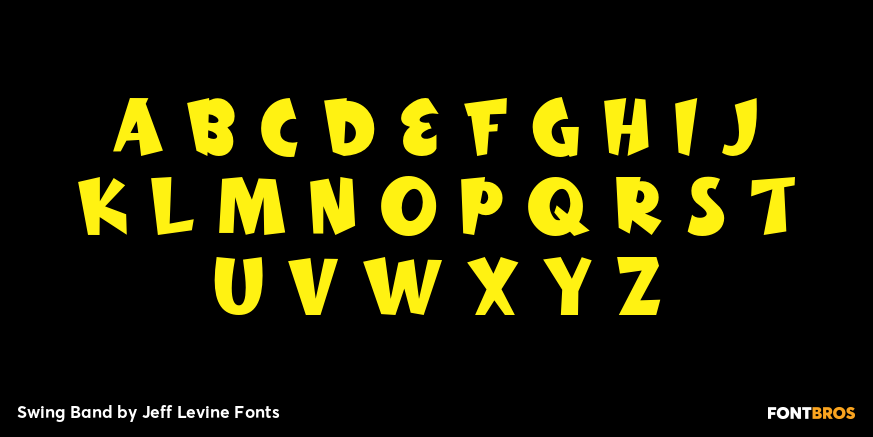 Swing Band Font Poster #3