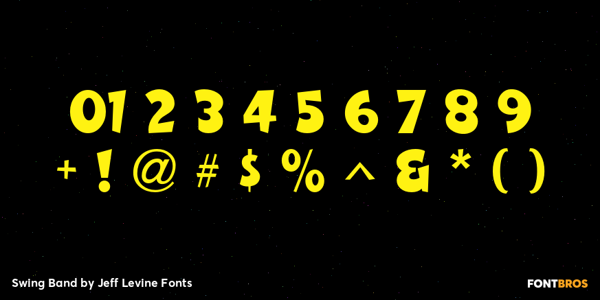 Swing Band Font Poster #4