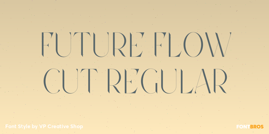 Future Flow Cut Regular Poster