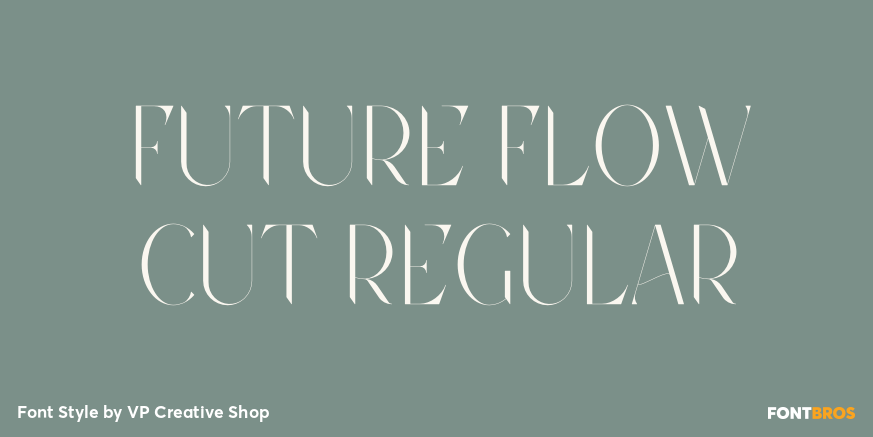 Future Flow Cut Regular Poster