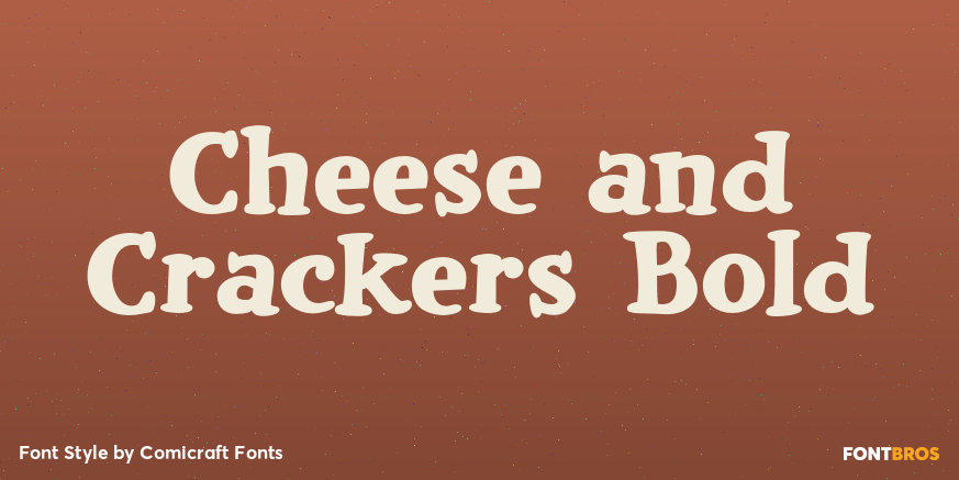 Cheese and Crackers Bold Poster