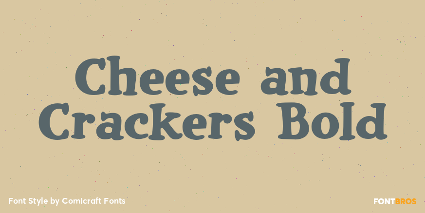 Cheese and Crackers Bold Poster