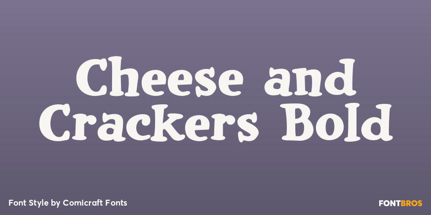 Cheese and Crackers Bold Poster