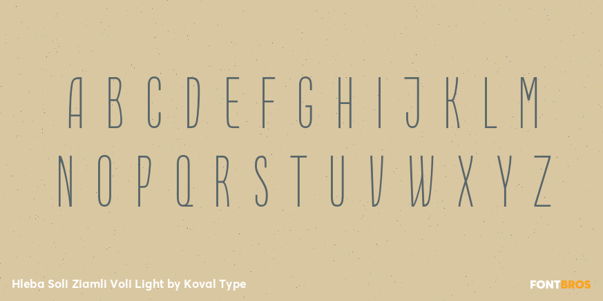 Hleba Soli Ziamli Voli Light Font Poster #2