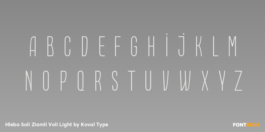 Hleba Soli Ziamli Voli Light Font Poster #3