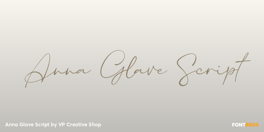 Anna Glave Script Poster