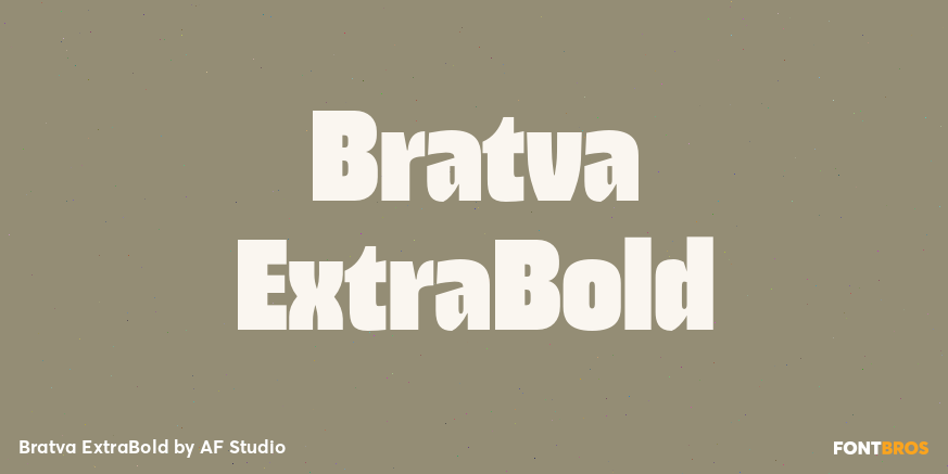 Bratva ExtraBold Poster