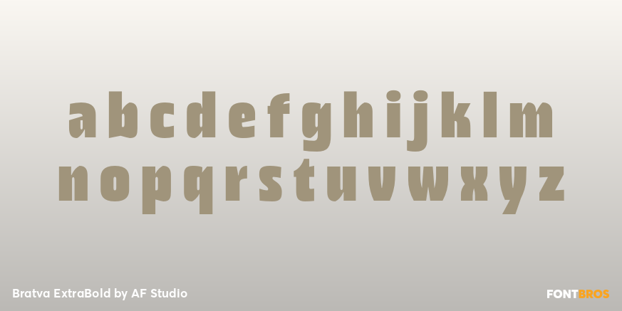 Bratva ExtraBold Font Poster #3