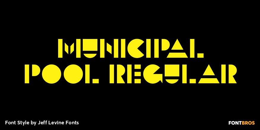 Municipal Pool Regular Poster