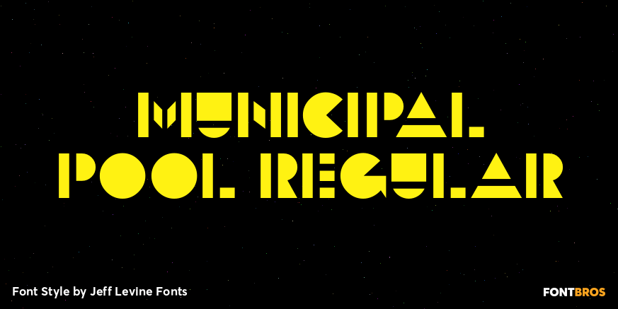 Municipal Pool Regular Poster