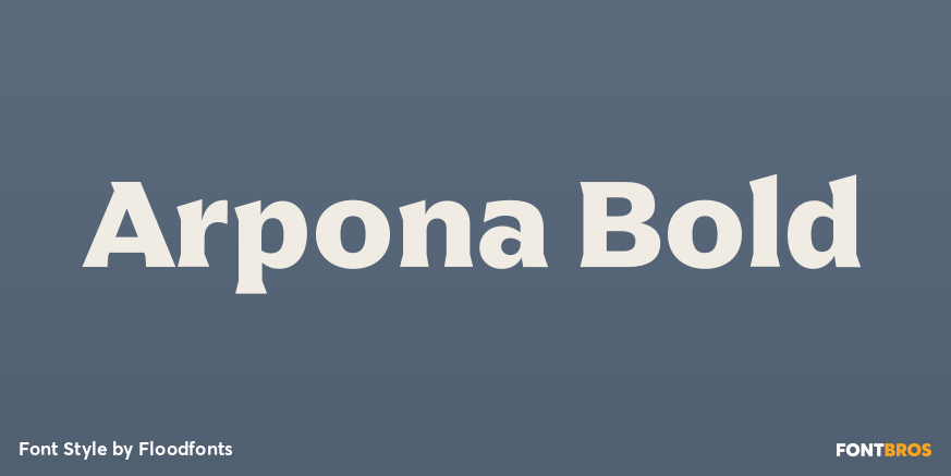 Arpona Bold Poster