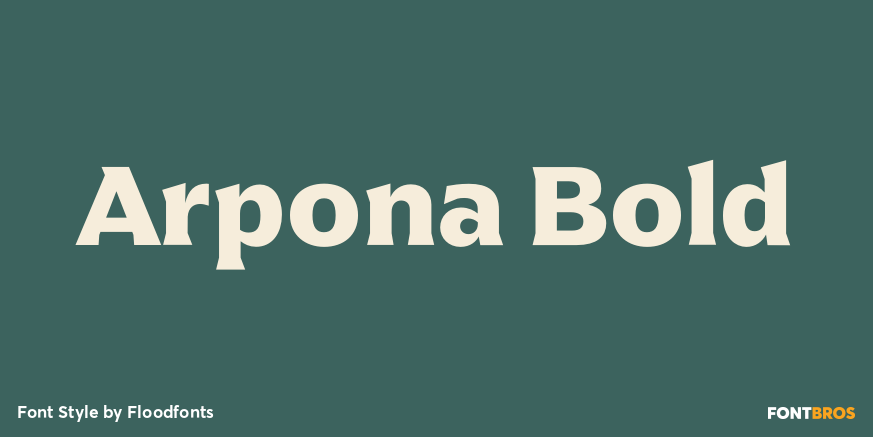 Arpona Bold Poster