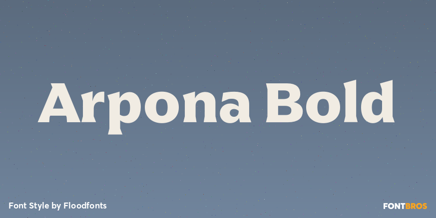 Arpona Bold Poster