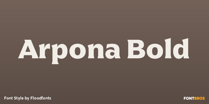 Arpona Bold Poster