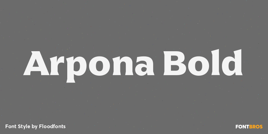 Arpona Bold Poster