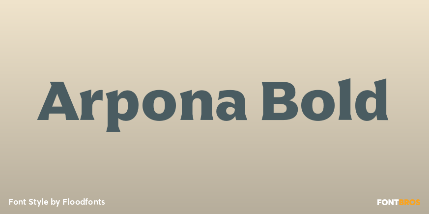 Arpona Bold Poster