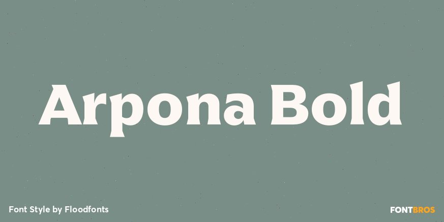 Arpona Bold Poster