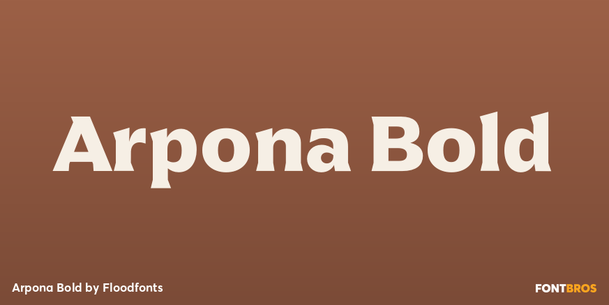 Arpona Bold Poster