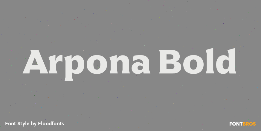 Arpona Bold Poster
