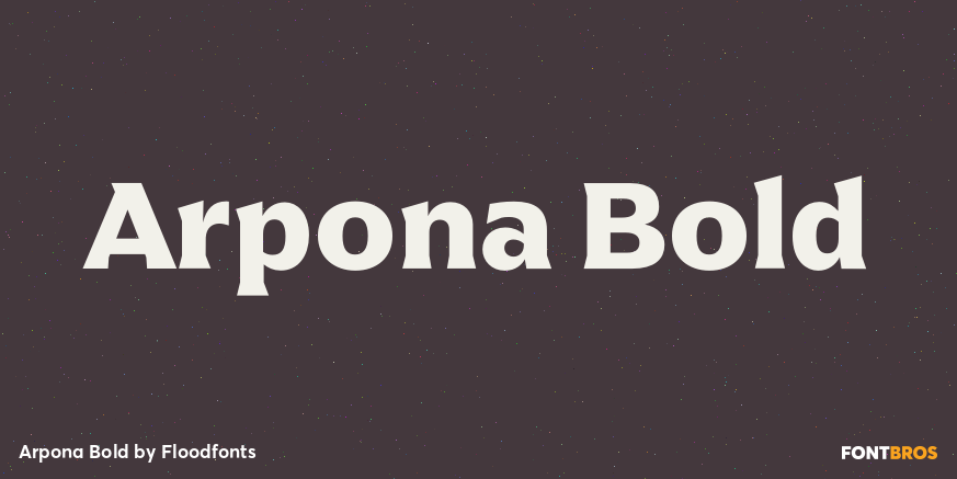 Arpona Bold Poster