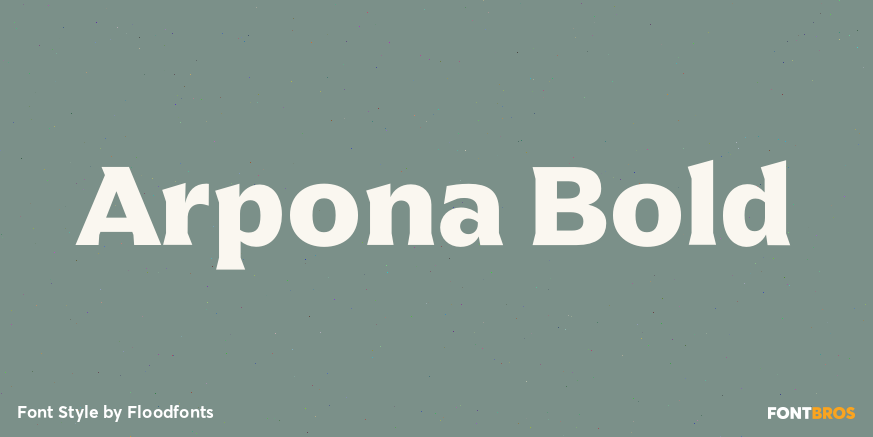 Arpona Bold Poster