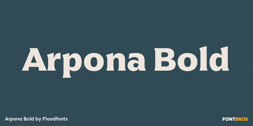 Arpona Bold Poster