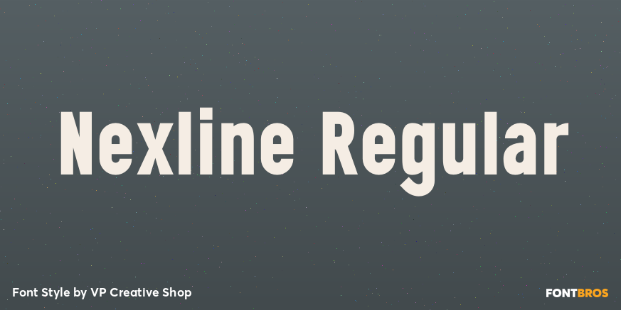 Nexline Regular Poster