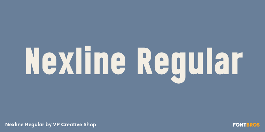Nexline Regular Poster