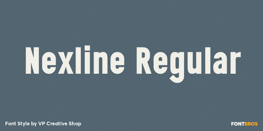 Nexline Regular Poster