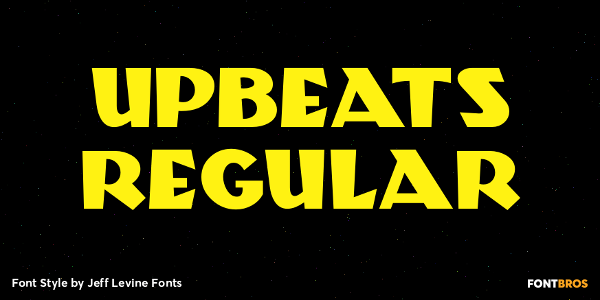 Upbeats Regular Font Poster #1