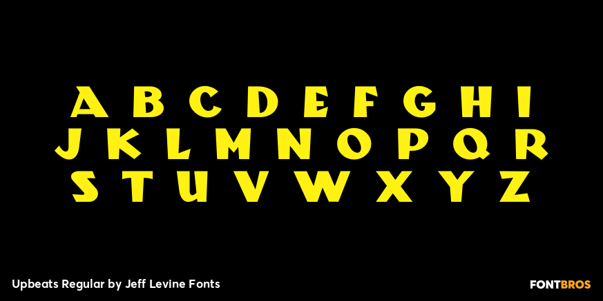 Upbeats Regular Font Poster #2