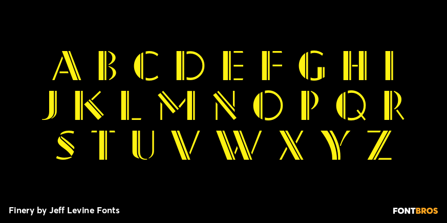 Finery Font Poster #2