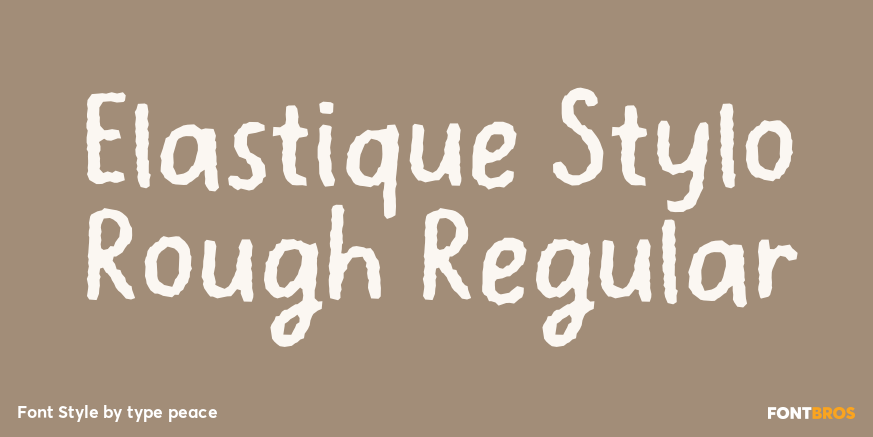 Elastique Stylo Rough Regular Poster