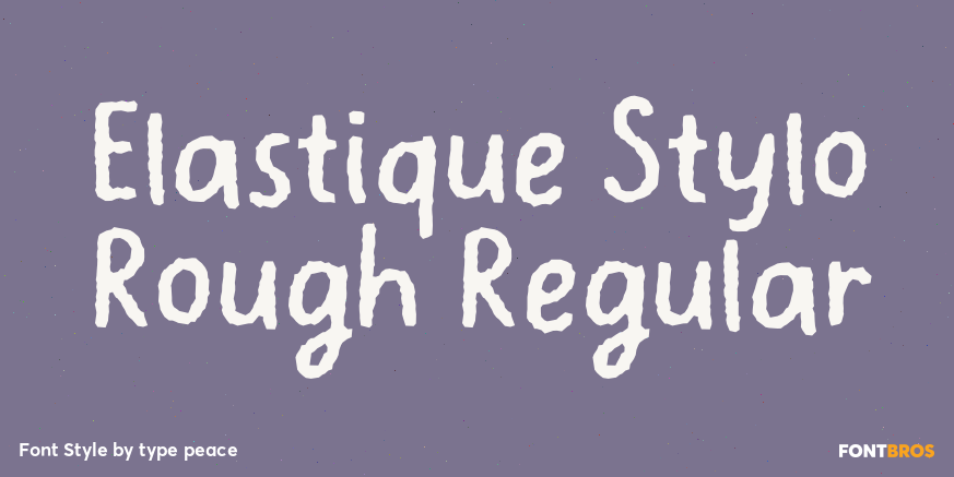 Elastique Stylo Rough Regular Poster