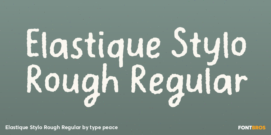 Elastique Stylo Rough Regular Poster