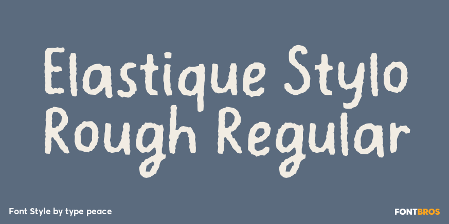Elastique Stylo Rough Regular Poster