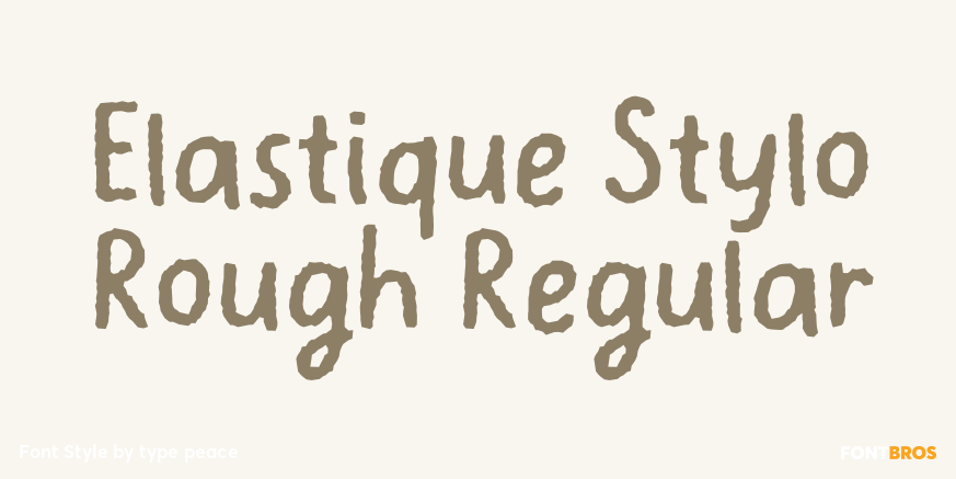 Elastique Stylo Rough Regular Poster