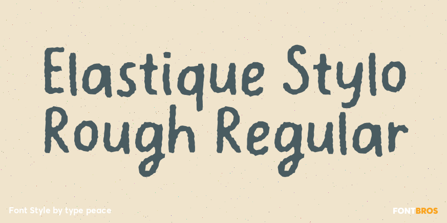 Elastique Stylo Rough Regular Poster