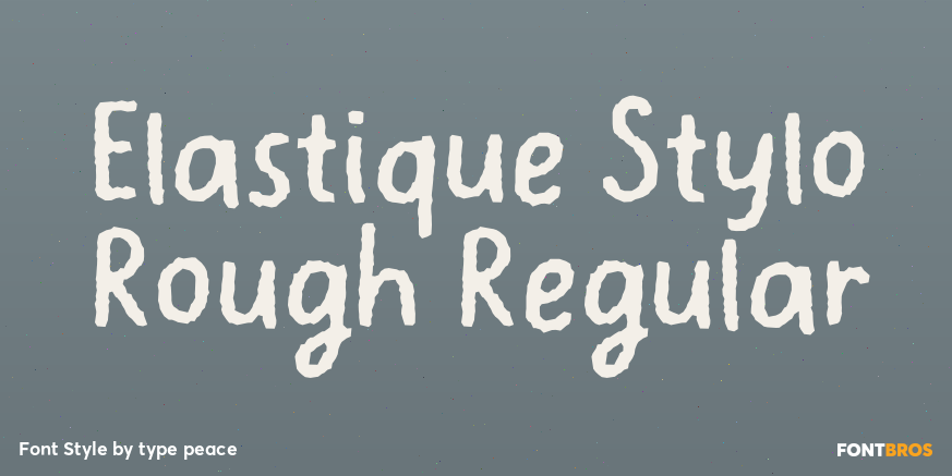 Elastique Stylo Rough Regular Poster